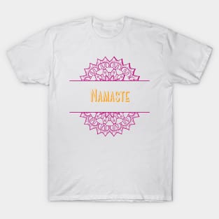 yoga, meditation, namaste tee T-Shirt